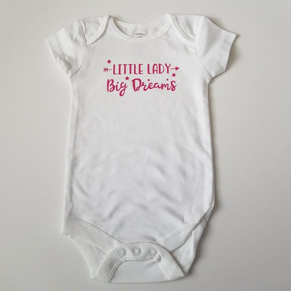 "Little Lady, Big Dreams" Bodysuit - Picture 1 of 7